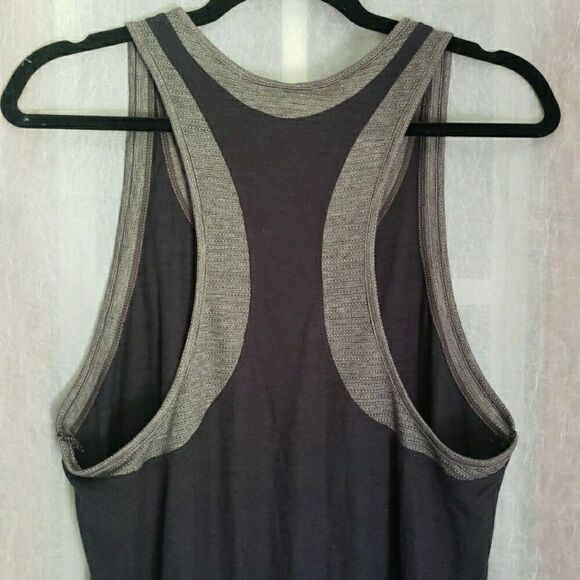 Under Armour Threadborne Tank Top Racerback Logo Heat Gear Active Black Size M - Picture 5 of 10